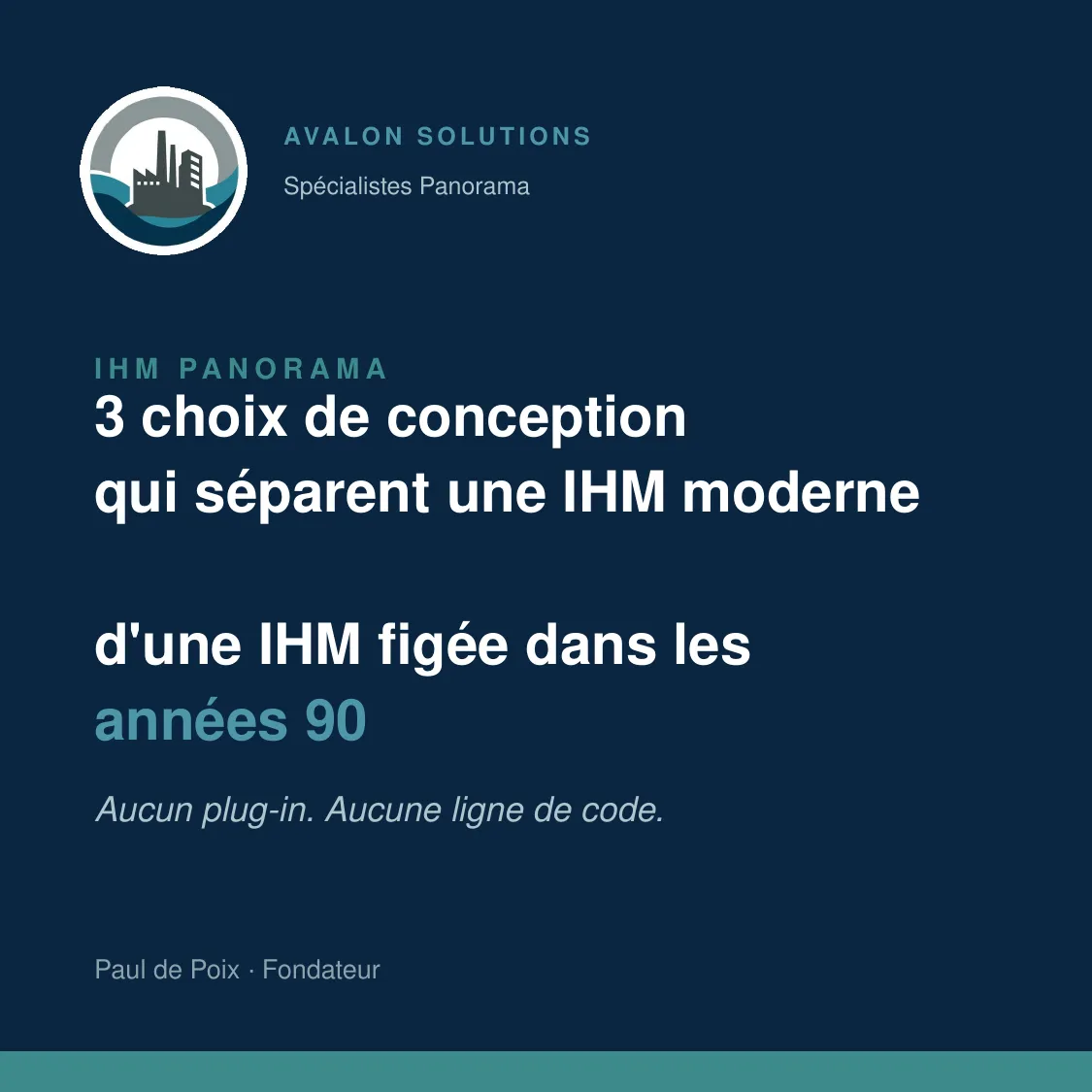 Trois choix de conception qui séparent une IHM moderne d’une IHM figée dans les années 90, sans plug-in ni ligne de code